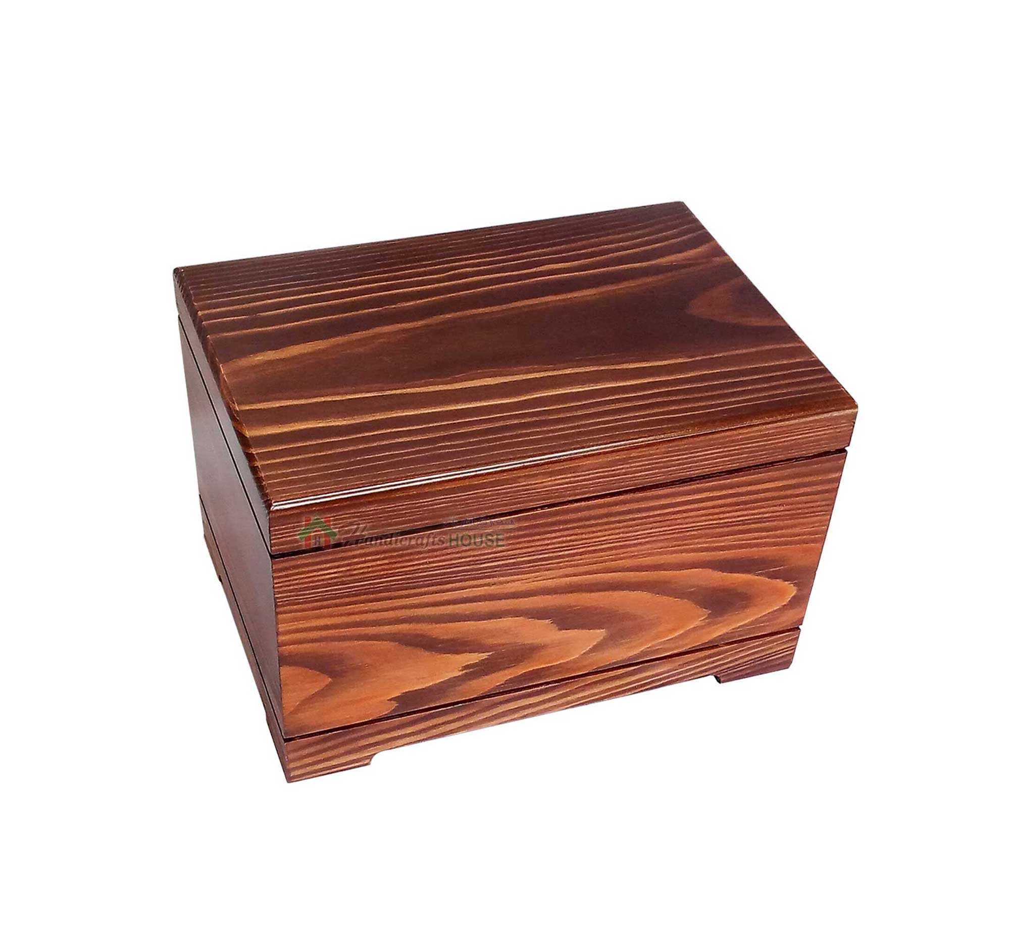 Wooden burial Urns For Human, Wood Casket, Home Decor Urn, Timber Box, Funeral Ashes Container