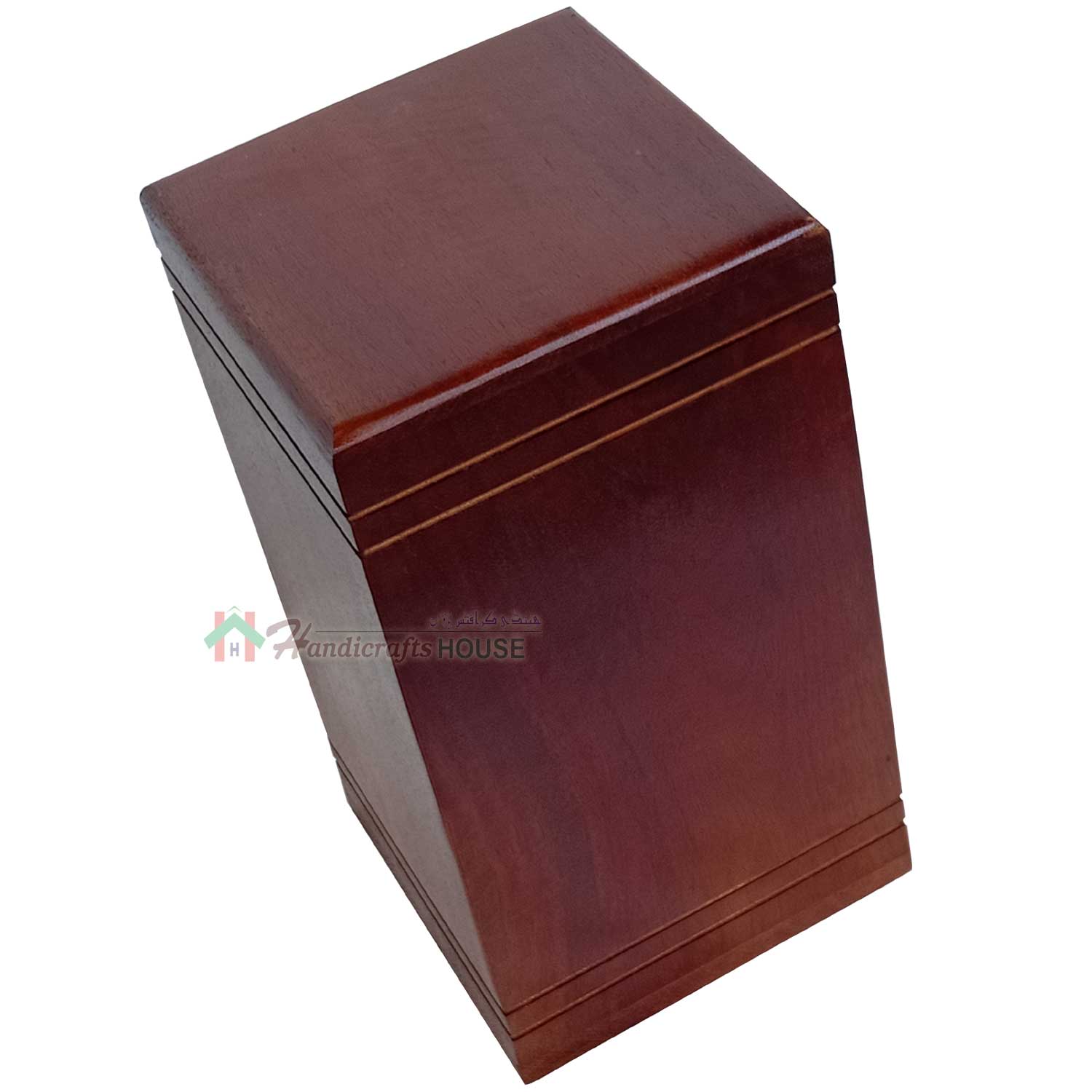 Rosewood Urns for Human Ashes, Funeral Cremation Urn - Burial Keepsake – Memorial Wood Box 12 Cu/inc