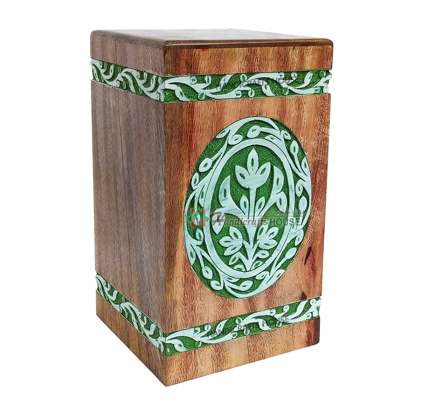 Wooden Cremation Casket Urns For Loved One, Wood Boxes For Human Ashes, Unique Keepsake