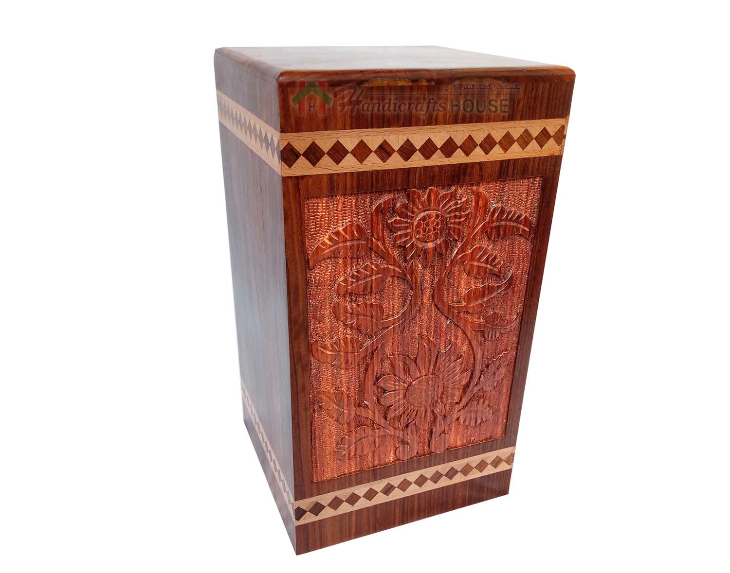 Wooden Urns For Human Ashes, Wood Funeral Urn, Decorative Keepsake Box, Timber Tableware Boxes