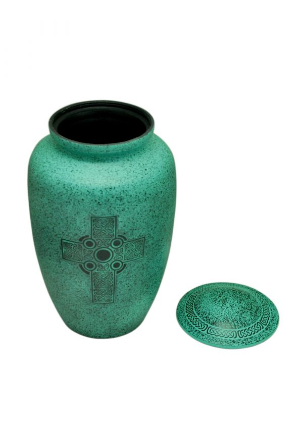 green cross urn for ashes